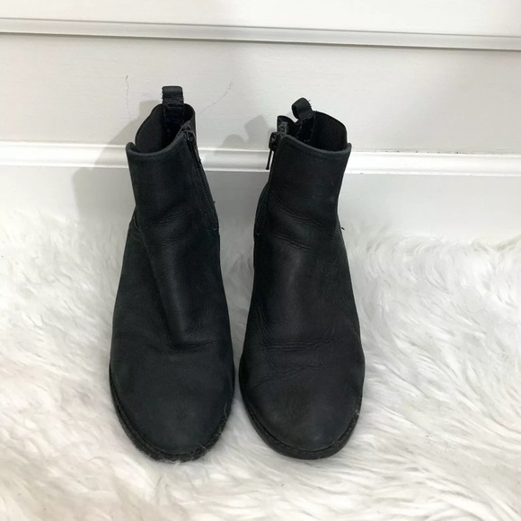 Steve Madden Repell Leather Block Heel Star Studded Black Chelsea Boots - Picture 7 of 11